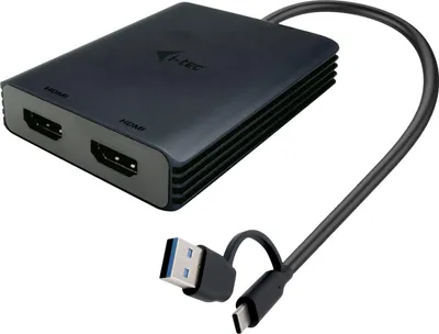Produktbild von I-Tec Usb-A/C 2X Hdmi Adapter