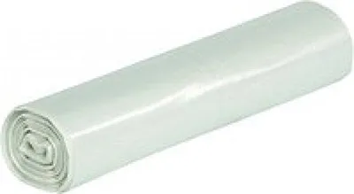 Produktbild von Weiße Mülleimerbeutel 60 Liter – HDPE Müllbeutel Mülltüten 63 x 85 cm – Reißfest & Robust – 1080 Stück