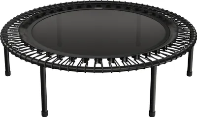 Obrázek produktu pro bellicon fitness trampolína 100 cm (černá) s lanovým kruhem pro zavěšení do 90 kg (střední) | Praktické skládací nohy | Třídílný rám | Vyrobeno v Německu