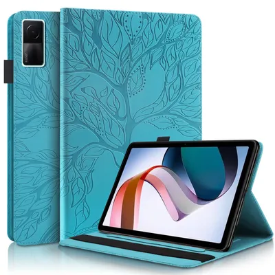Image de Étui en simili cuir bleu pour Xiaomi Redmi Pad 10,6 pouces