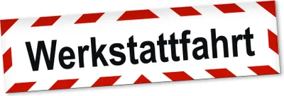 Produktbild von PantherPixel Werkstattfahrt Magnetschild Auto KFZ Werkstattservice Magnetfolie Geschenkidee 20 x 5 cm STANDARDFARBFOLIEN