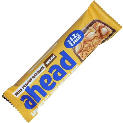 Produktbild von ahead Low Sugar Chocolate Bar Salted Peanut Caramel 35g