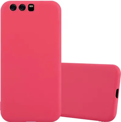 Produktbild von Cadorabo Hülle für Huawei P10 Schutzhülle in Rot Handyhülle TPU Silikon Etui Case Cover