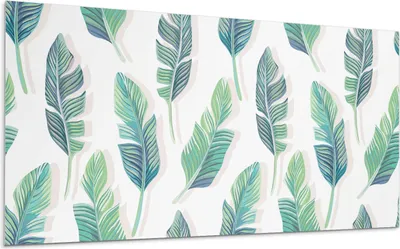 Produktbild von Blättermuster Auf Dem Hintergrund – Selbstklebende Fliesen – Wandverkleidung – Wandpaneel – PVC Fliesen – Vinylflisen – PCV Flisen – Selbstklebend – Wanddeko –100 x 50 cm