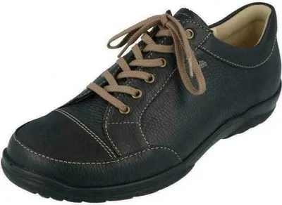 Produktbild von Finn Comfort, Alamo, Herren, Schnürer, Schwarz, Leder, NEU - Herrenschuhe Sneaker / Schnürschuh, Schwarz, leder (bison/buggy)