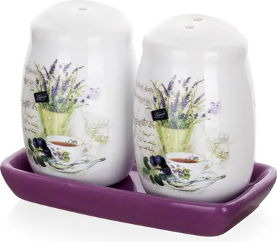 Produktbild von LAVENDER Salz- & Pfefferstreuer Keramik Set