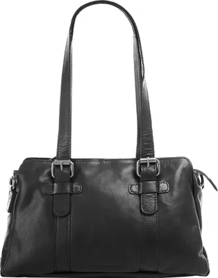 Produktbild von Spikes & Sparrow Schultertasche Damen schwarz
