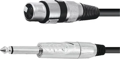 Produktbild von OMNITRONIC Adapterkabel XLR(F)/Klinke mono 5m sw