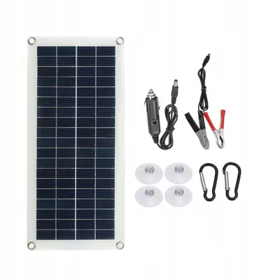 Obrázok produktu pre SOLÁRNY PANEL Fotovoltaický USB 20W Univerzálny XL