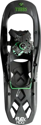 A single snowshoe is shown from a top-down perspective against a white background.