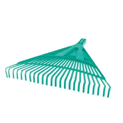 Produktbild von Kunststoff Harke 60 cm breit, 24 Zinken, Gesamtlänge 54 cm, leicht und flexibel