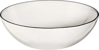 Immagine prodotto di ASA Selection Ligne Noire Schälchen, Fine Bone China, Warmes Weiß, Ø 9 cm, 1909113