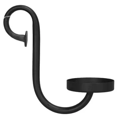 Produktbild von POSIWIO Aufsteck - Kerzenhalter Schwarz Ø 6,5 cm 14,5 cm - Metall