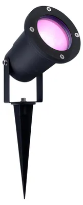 Produktbild von Ledvion Gartenstrahler mit Erdspieß IP65 4,9W GU10 CCT RGB dimmbar