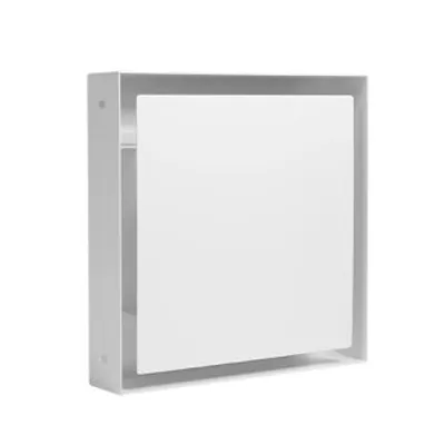 Produktbild von Kermi x-well Zu-/Abluftdurchlass SEA303 quadratisch aus Metall, weiß, NW 125 mm