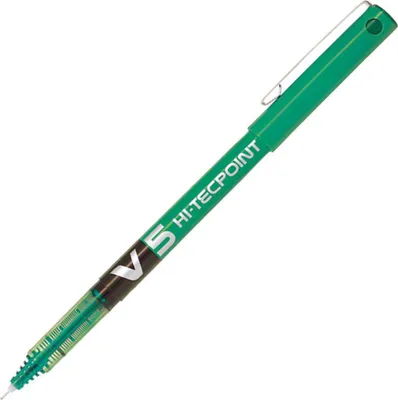 Produktbild von Pilot Hi-Tecpoint V5, Clip, Stick-Kugelschreiber, Grün, 1 Stück(e)