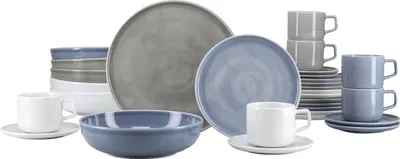 Produktbild von CreaTable, 25080, Session Urban, Kombiservice 30-tlg, Porzellan