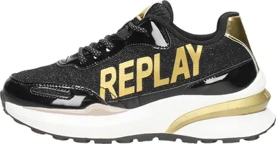Produktbild von Replay Athena  Sneakers Laag - Zwart - Maat 37