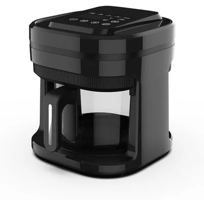 Produktbild von Zimilo Heißluftfritteuse 3,5L mit Sichtfenster, digitale Heißluftfritteuse 80-200°C, 1-200 Min Timer, 360° Heißluft, Touchscreen, ölfrei