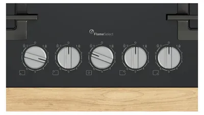 Produktbild von Bosch Serie 6 PPQ7A6I40, Schwarz, Integriert, 75 cm, Gaskochfeld, Gehärtetes Glas, 5 Zone(n)