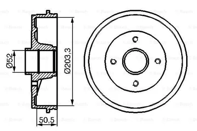 Produktbild von Bosch Bremstrommel  0 986 477 120