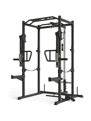 Produktbild von ATLETICA R5-Boost Power Rack | Power Rack mit Jammer Arms | in zwei Höhen verfügbar | Anspruchsvolles Ganzkörpertraining | 213 cm Höhe