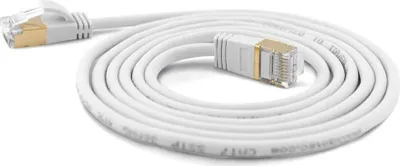 Obrázek produktu pro Wantec 7120 Wantec Patchkabel SSTP CAT7 Ste. CAT6a d=4mm 3,00m weiß