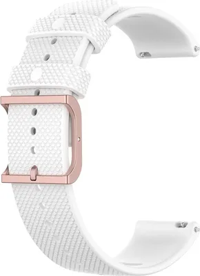 Produktbild von BStrap Silicone Rain Armband für Garmin Vivoactive 5, white