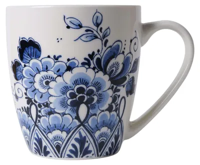 Heinen Delfts Blauw – Kaffeebecher Blumen – Bild 1