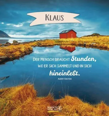 Produktbild von Namenskalender Klaus