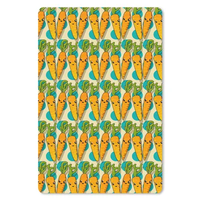 Produktbild von MuchoWow® Mauspad Mousepad Muster - Lebensmittel - Karotte 40x60 cm - Mousepads - Maus Mat - Pad - Mausunterlage - Schreibtisch Accesoire