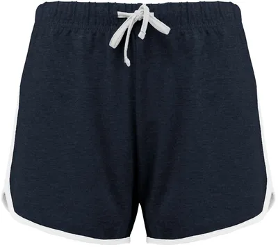 Produktbild von Proact Damen Sport Shorts Hotpants Sportshorts Leggings Radlerhose, Größe:XS, Farbe:Navy/White