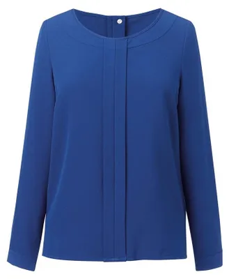 Produktbild von Brook Taverner - "Roma" Bluse für Damen Langärmlig LT4828 (42 DE) (Königsblau)