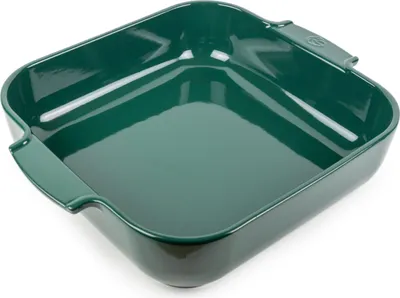 Produktbild von PEUGEOT Keramik Auflaufform APOLLIA 28cm Quadratisch Waldgrün Spülmaschinenfest