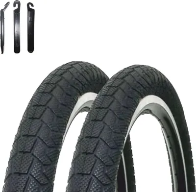 Image de 2 pneus de vélo Kenda K-907 20" noir 58-406 (20 x 2,25") avec démonte-pneu