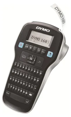 Produktbild von DYMO LabelManager DY LM 160, AZERTY, D1, Thermal Inkjet, 180 x 180 DPI, 12 mm/sek, Schwarz