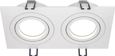 Produktbild von Maytoni Atom Einbauleuchte DL024-2-02W 2xGU10, Weiß, aus Aluminum, exkl. Leuchtmittel