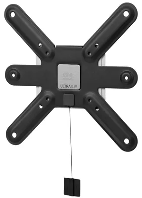 Produktbild von One For All WM 6211, 33 cm (13"), 109,2 cm (43"), 75 x 75 mm, 200 x 200 mm, Aluminium, Kohlenstoffstahl, Schwarz, Weiß