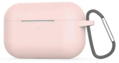 Image de Étui rose pour AirPods Pro de Hellrosa, avec mousqueton – Étui compatible avec les AirPods Pro – Coque de protection en silicone – Étui pour Airpods – Compatible avec les Apple AirPods Pro – Rose – CHPN