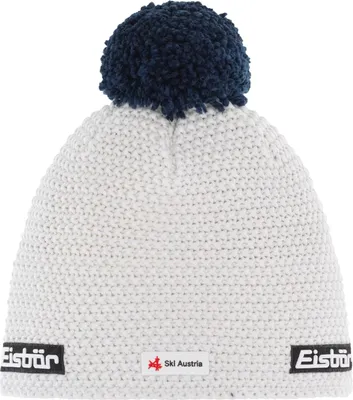 Zdjęcie produktu dla Eisbär Jamie Pompon SKA Beanie White/Dark Cobalt UNI Czapka