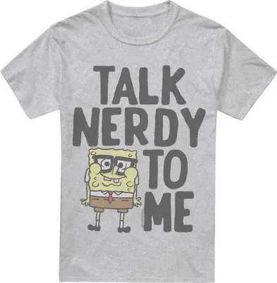 Produktbild von SpongeBob SquarePants - "Talk Nerdy To Me" T-Shirt für Herren TV6792 (XXL) (Sport Heide)
