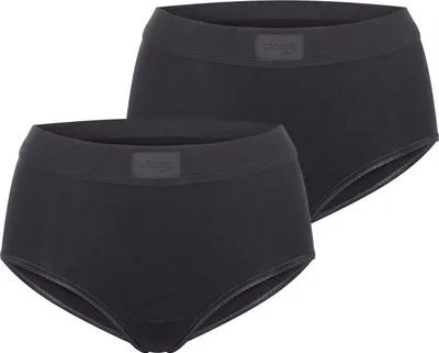 Produktbild von Sloggi Bio Damen-Taillenslip Double Comfort" 2er-Pack schwarz 38"