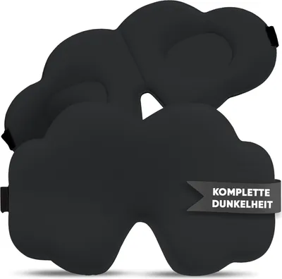 Produktbild von Zartes Schlafmasker für komfortables Schlafen - Verstellbarer Riemen und leichtes Design für zu Hause und auf Reisen