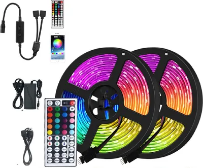 Produktbild von RGB LED-Lichtleisten 20M 600LEDs 5050RGB Lichtleisten LED-Bandlicht APP-Steuerung Einstellbare Helligkeits-Timing-Funktion LED Streifen Lichtband