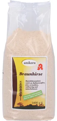 Produktbild von Unikorn Braunhirse fein vermahlen, 1000 g Pulver