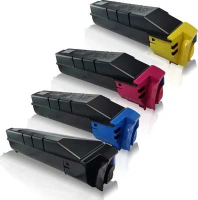 Produktbild von 4x kompatible Tonerkartuschen für Kyocera TASKalfa 3550CI 3550CIG 3551CI Black Cyan Magenta Yellow - TK8305 TK-8305 - Eco Plus Serie