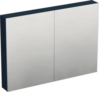 Produktbild von Jungborn Spiegelschrank TRENTA 100 x 14,4 x 72 cm taubenblau 3-türig IP 44