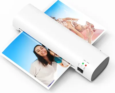 Obrázek produktu pro Laminátor A4, 9", termální laminátor, stolní laminování za tepla a za studena, systém 2 válců, vstupní šířka 230 mm, rychlé zahřátí