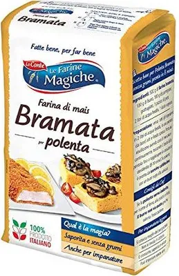 Produktbild von Lo Conte Le Farine Magiche Mehl Farina Di Mais Bramata Maismehl für Polenta 1kg