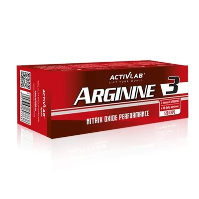 Obrázok produktu pre AktivLab Arginín 3 - Výživový doplnok s 120 kapsulami